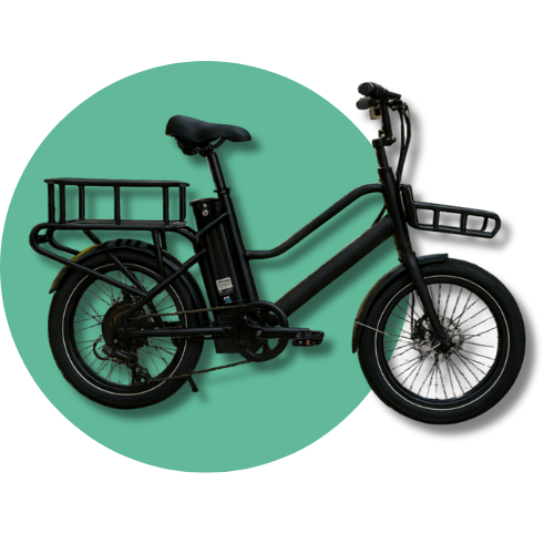 Vélo cargo en usage professionnel